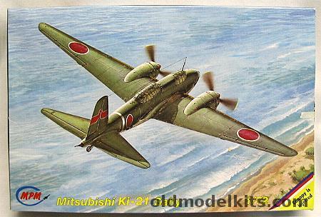 MPM 1/72 Mitsubishi Ki-21 Sally, 72092 plastic model kit